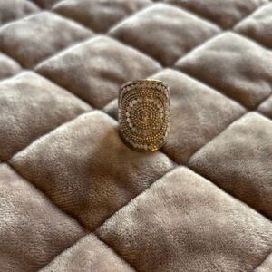 Anna Beck Intricate Silver saddle Ring